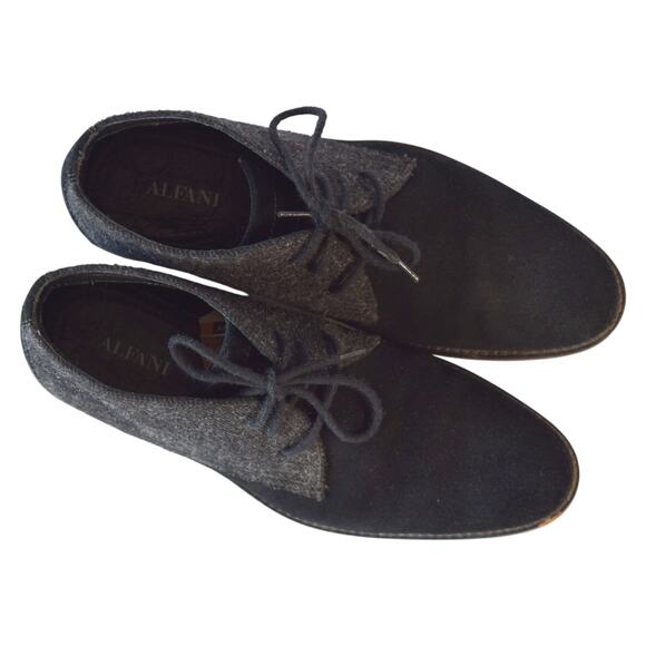 Alfani Men’s Suede Leather Chukka Boots — Black and Grey, Size 8.5 main image 5